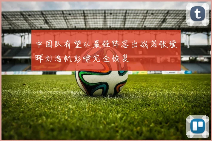 中国队有望以最强阵容出战若张瑷晖刘浩帆彭啸完全恢复